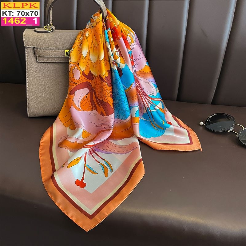 Khăn Phụ Kiện Lụa Vuông 70cm - Thế Giới Khăn Đẹp C1032_1