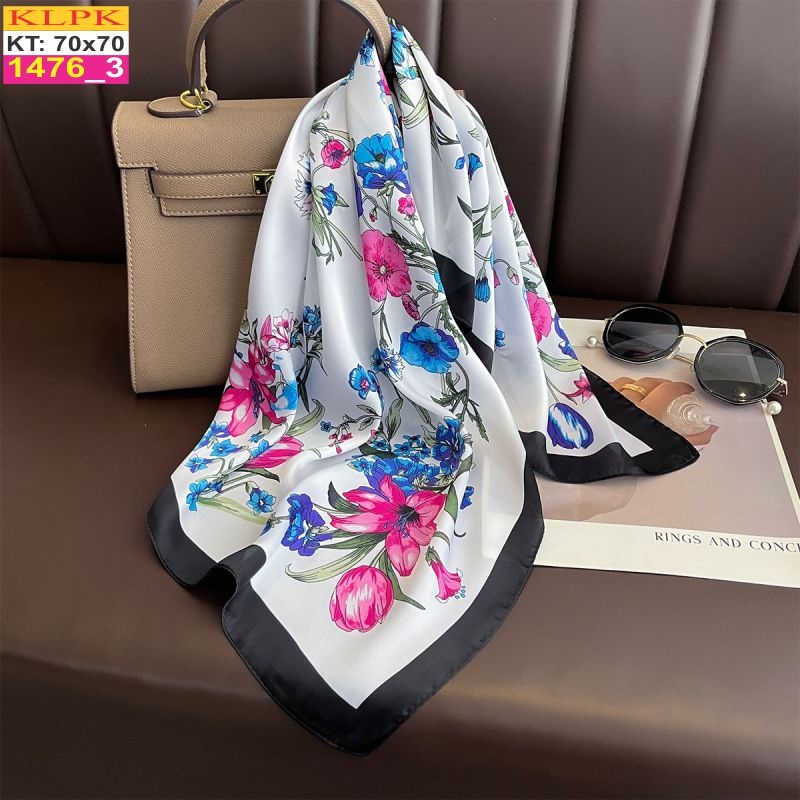 Khăn Phụ Kiện Lụa Vuông 70cm - Thế Giới Khăn Đẹp C1025_3