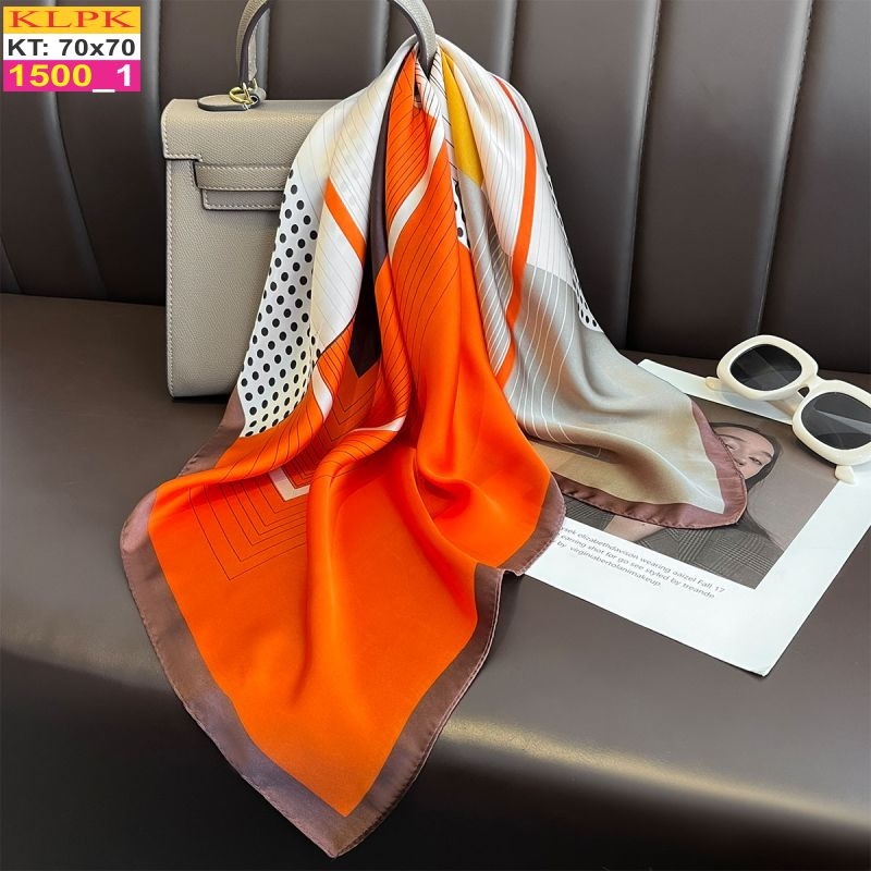 Khăn Phụ Kiện Lụa Vuông 70cm - Thế Giới Khăn Đẹp C1020_1