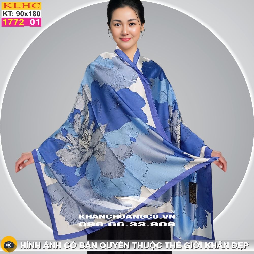 Khăn Choàng Cổ Lụa Thời Trang Thế Giới Khăn Đẹp KLHC 1078_1