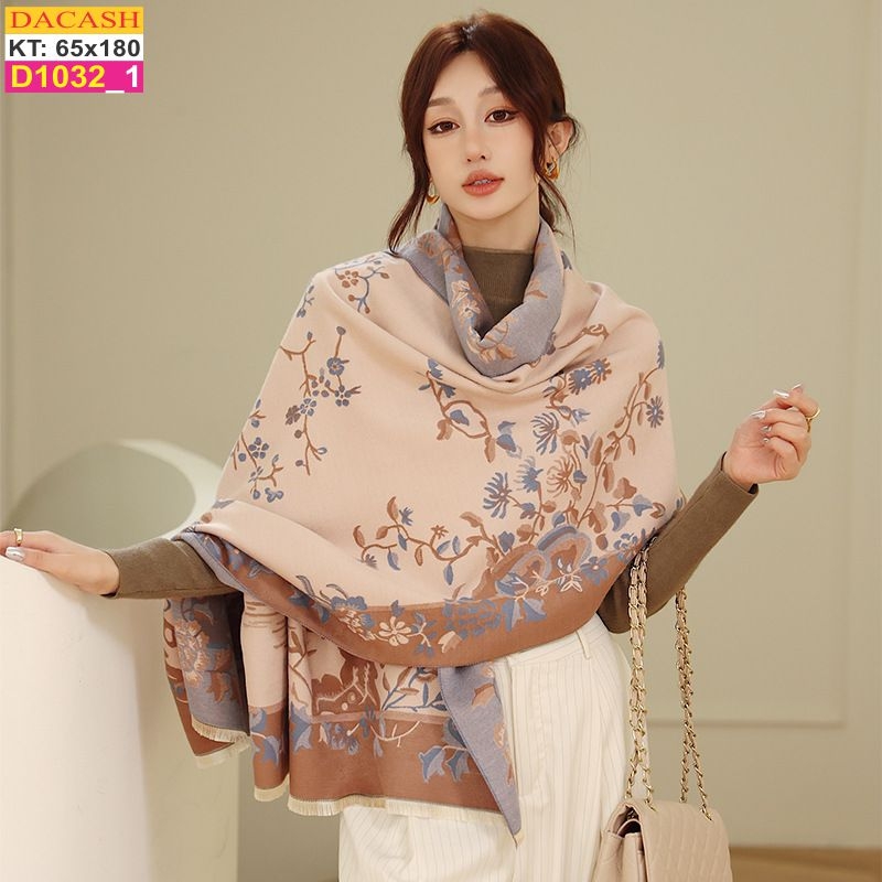 Khăn Choàng Cổ Cashmere Cao Cấp Thế Giới Khăn Đẹp D_1032_1