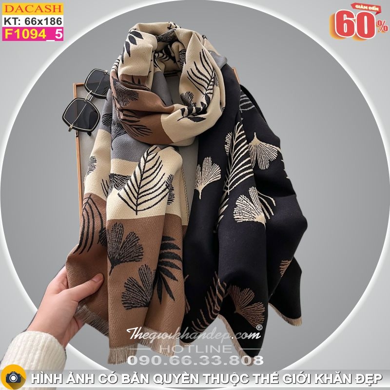 Khăn Choàng Cổ Cashmere Cao Cấp Thế Giới Khăn Đẹp CASHMERE F1094_5