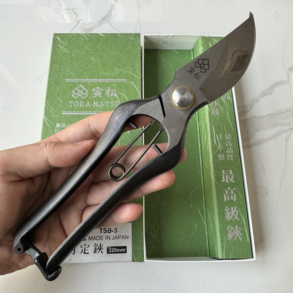 Kéo tỉa cây bonsai cao cấp Nhật Bản Tora-Matsu TSB-3 225mm