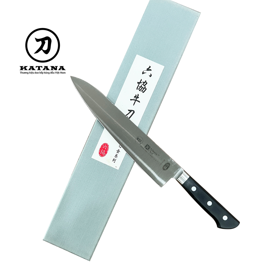 Dao bếp Nhật Atlantic thép Đức Chef 1401F49 - Dao thái thịt cá (210mm)