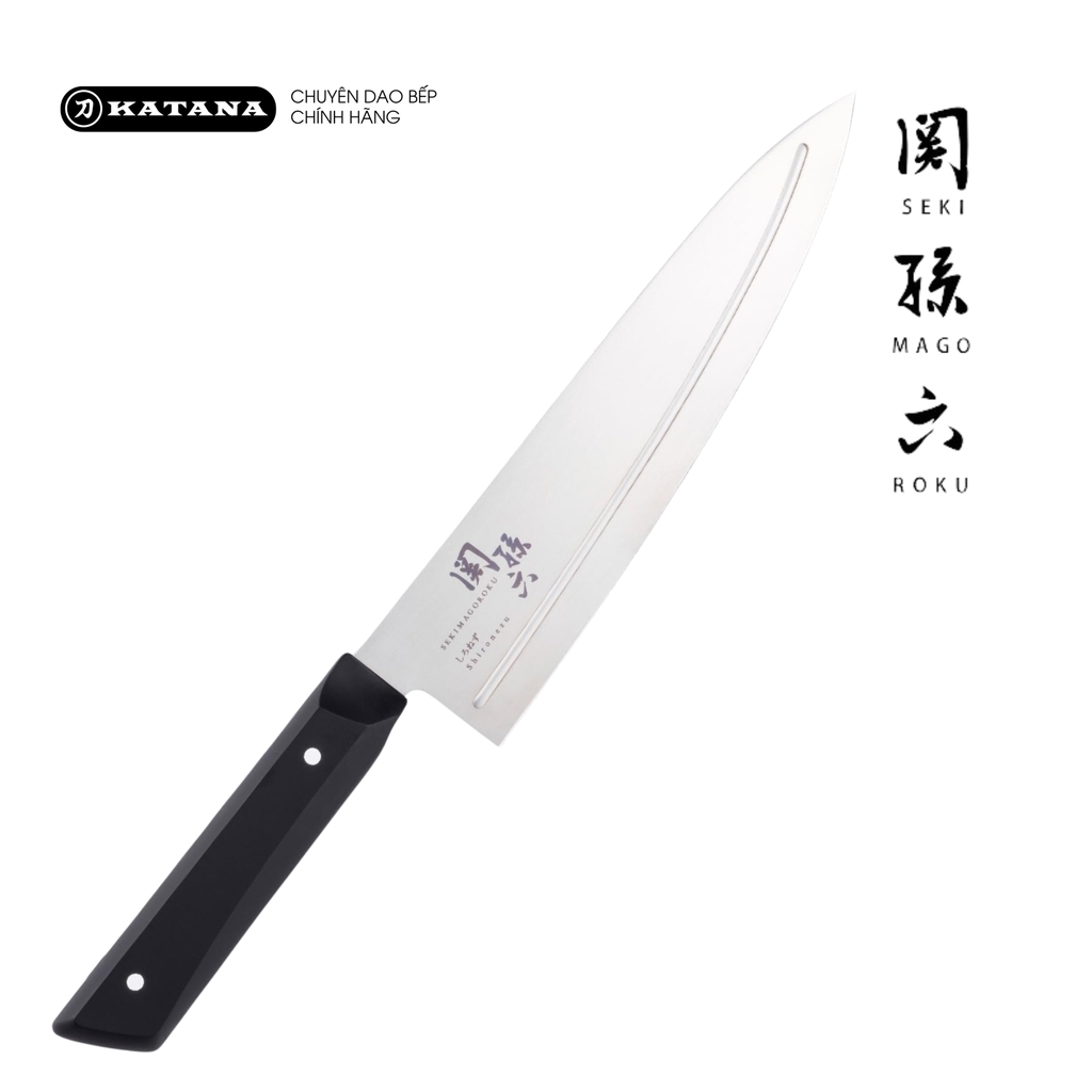 Dao thái thịt cá Nhật Bản cao cấp KAI Shironezu Gyuto - AB5473 (180mm)