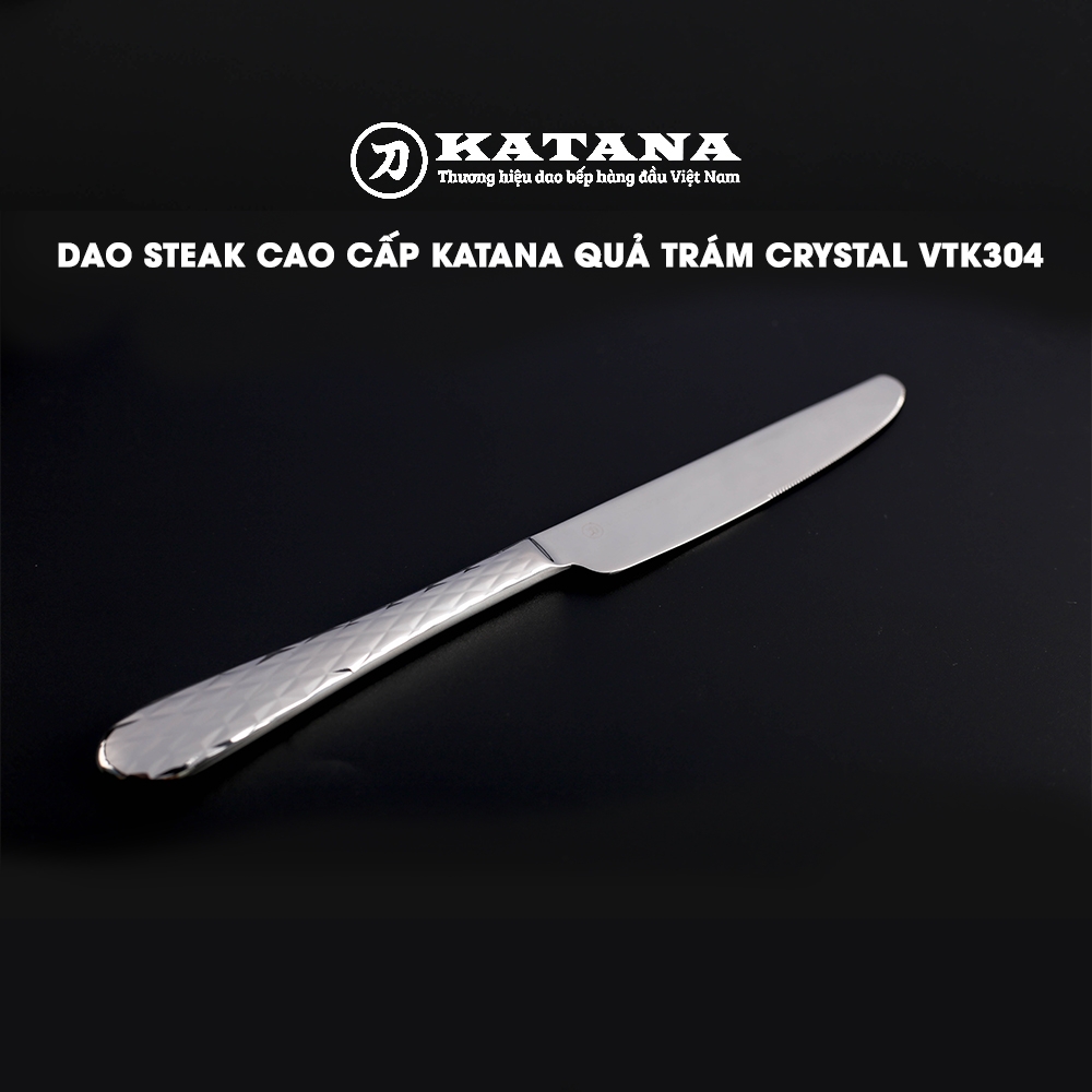 Dao beefsteak cao cấp KATANA quả trám Crystal VTK304