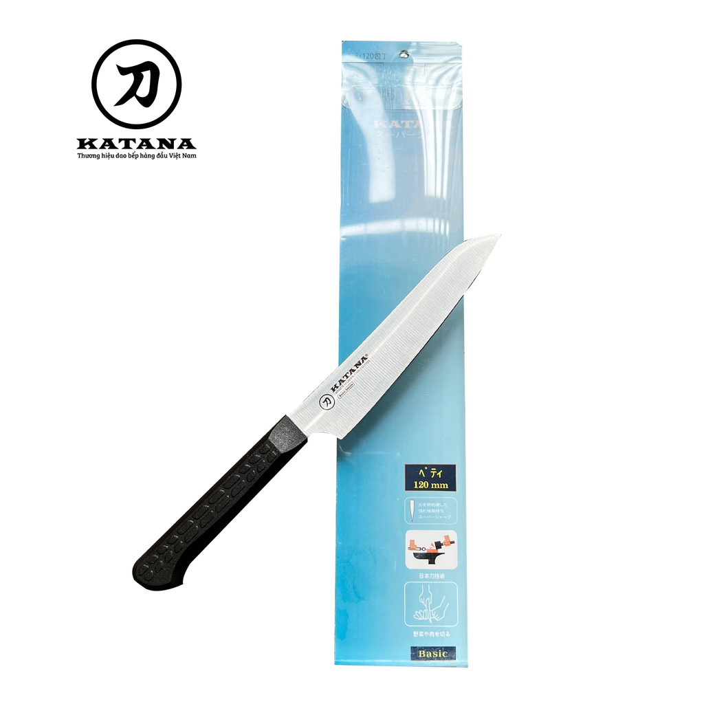 Dao bếp cao cấp KATANA Basic Petty - Dao gọt hoa quả KATA404 (120mm)