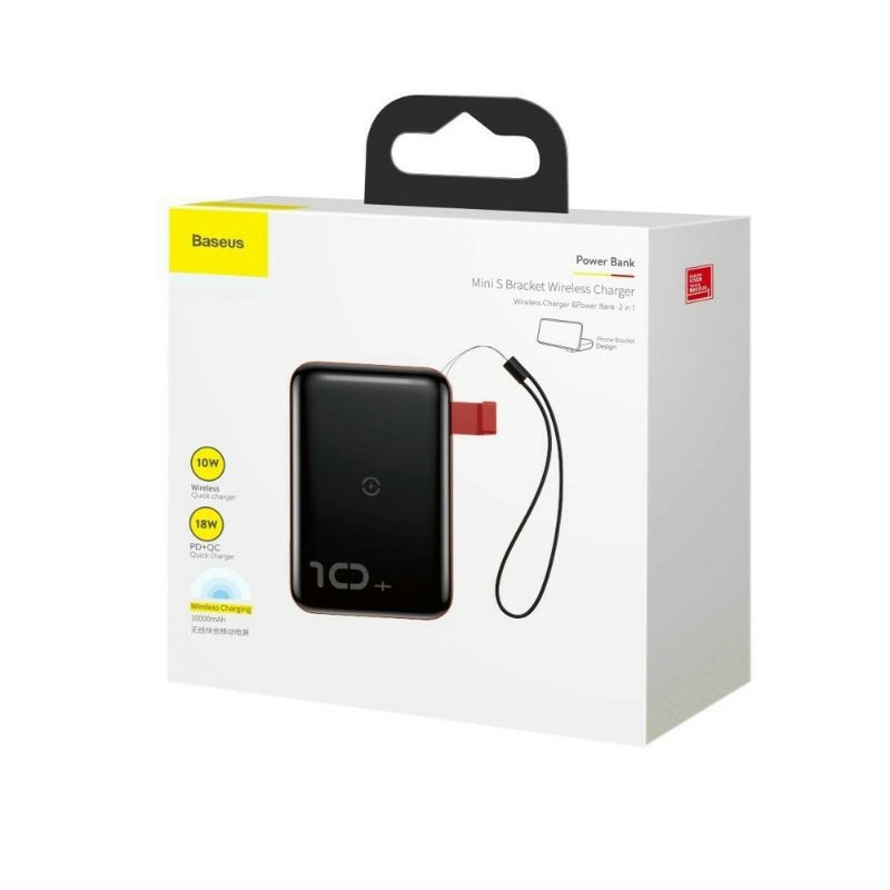 Mini S Bracket Wireless Charger 2in1 18W 10.000 mha