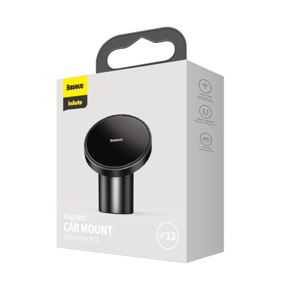 Baseus Hermit desktop wireless charger with oscillating fan(EU) Black(Wireless Charging Quick Charger 12V/2A(EU)+USB For type-C 3A 1m)