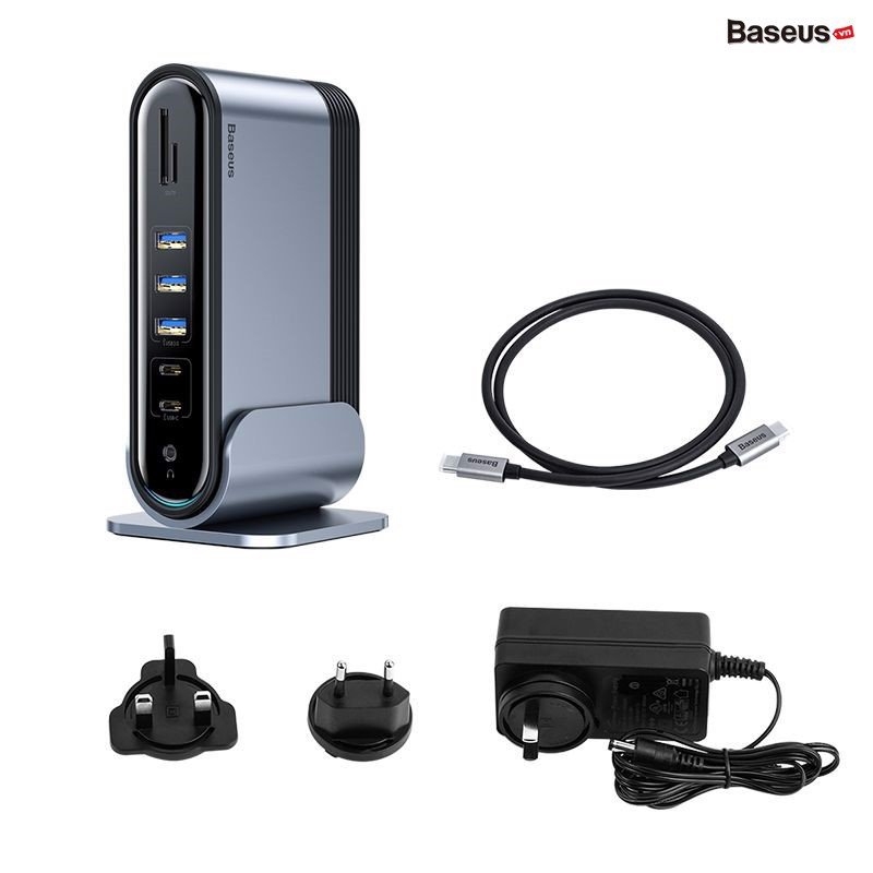 HUB CHUYỂN BASEUS 17IN1 +CỦ SAC