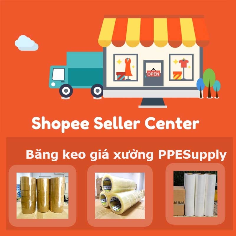 PPESupply cung cấp Băng keo đóng gói hàng hóa cho nhà bán hàng shopee