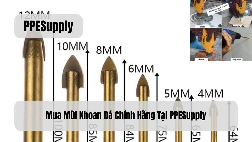 Mua Mũi Khoan Đá Chính Hãng tại PPESupply