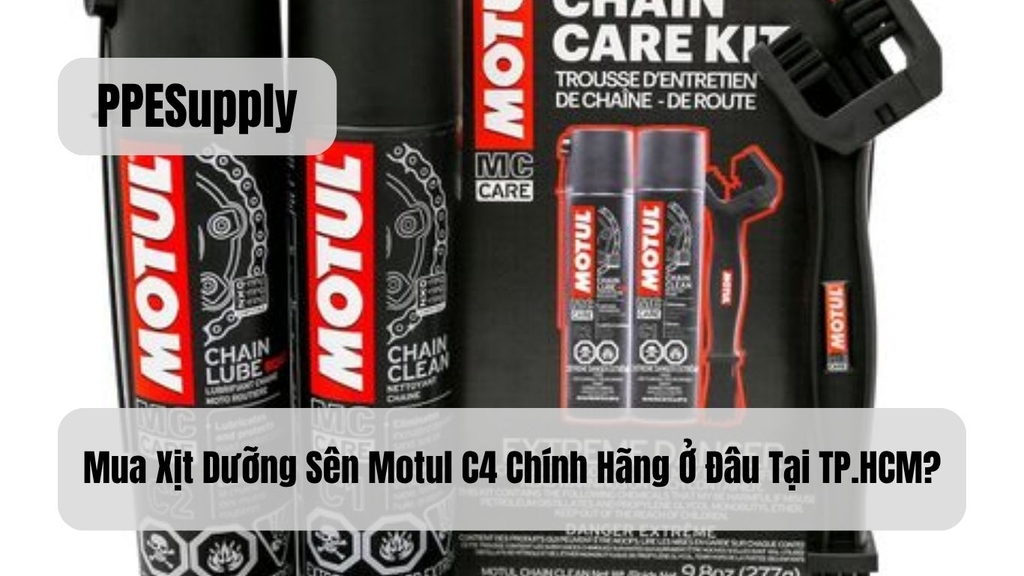 Mua Xịt Dưỡng Sên Motul C4 Chính Hãng Ở Đâu Tại TP.HCM?