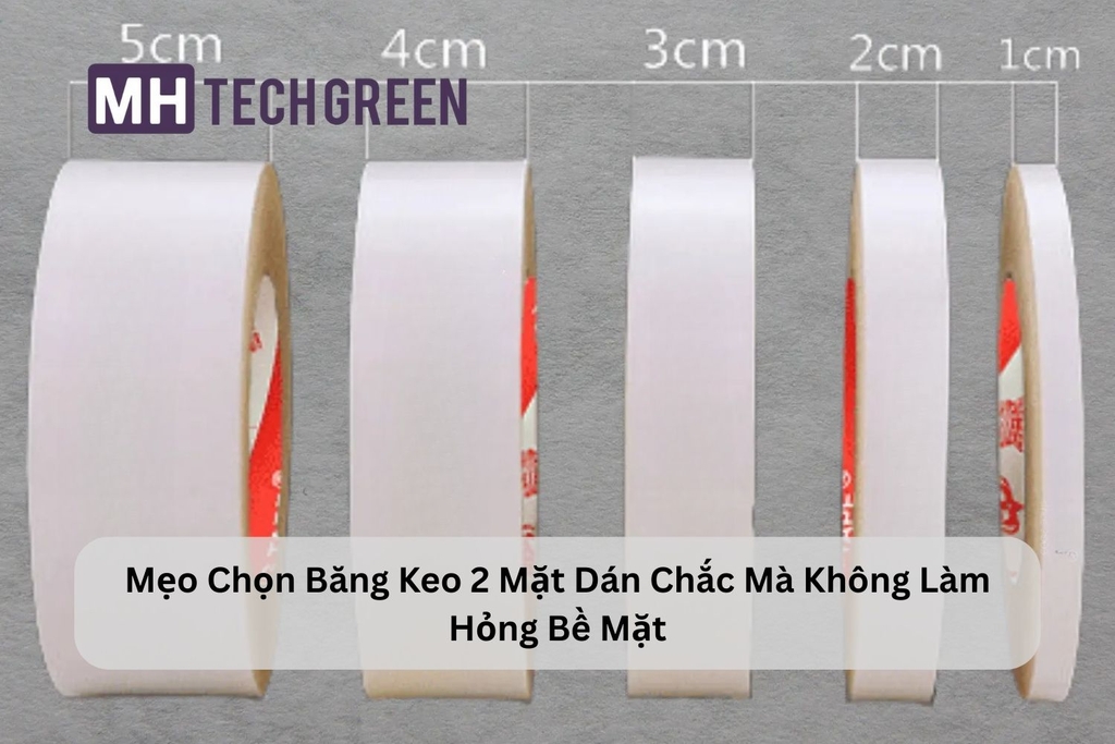 Mẹo Chọn Băng Keo 2 Mặt Dán Chắc Mà Không Làm Hỏng Bề Mặt