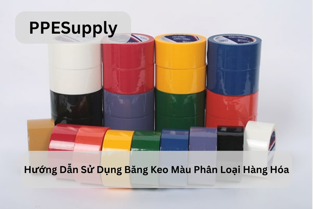Hướng Dẫn Sử Dụng Băng Keo Màu Phân Loại Hàng Hóa