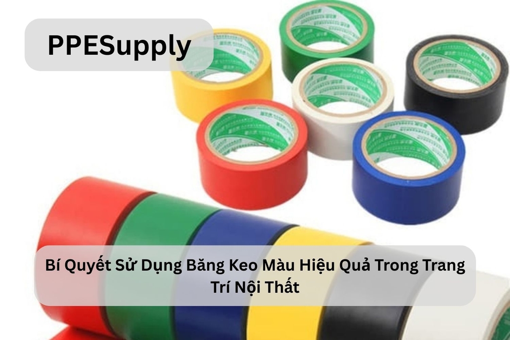 Bí Quyết Sử Dụng Băng Keo Màu Hiệu Quả Trong Trang Trí Nội Thất