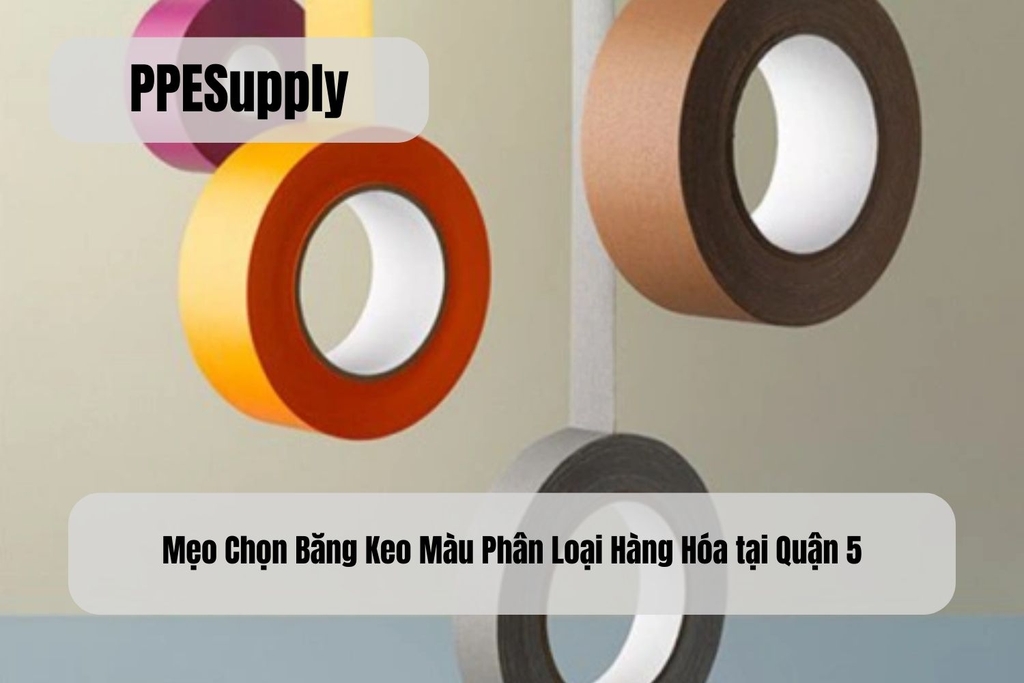 Mẹo Chọn Băng Keo Màu Phân Loại Hàng Hóa tại Quận 5