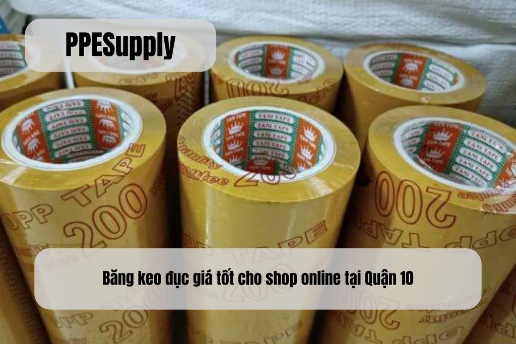 Băng keo đục giá tốt cho shop online tại Quận 10