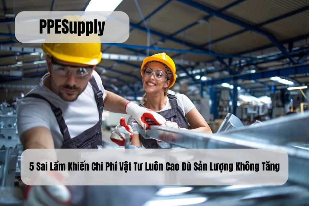 5 Sai Lầm Khiến Chi Phí Vật Tư Luôn Cao Dù Sản Lượng Không Tăng