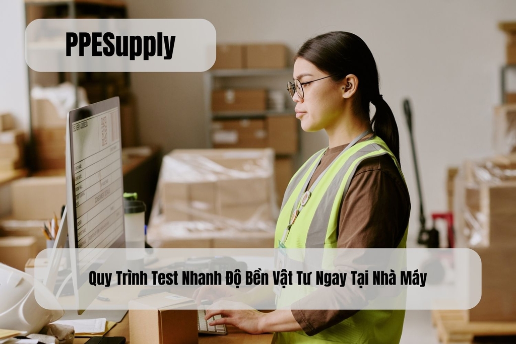 Quy Trình Test Nhanh Độ Bền Vật Tư Ngay Tại Nhà Máy