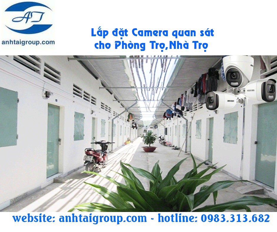 Lắp đặt Camera cho Phòng Trọ,Nhà Trọ