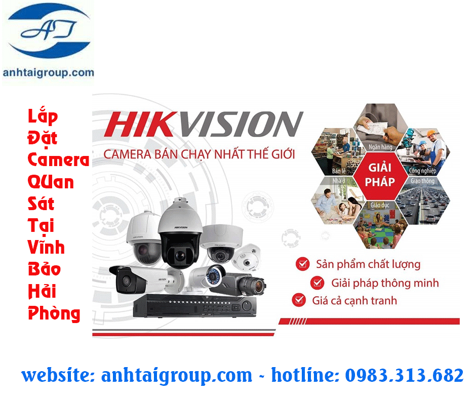 Lắp đặt camera quan sát tại Vĩnh Bảo - Hải Phòng