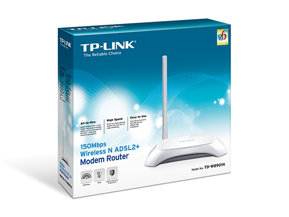 TP Link ADSL2+ & Access Point TD-W8901N