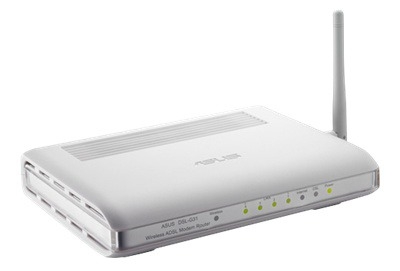 ASUS 54Mbits wireless router DSL-G31