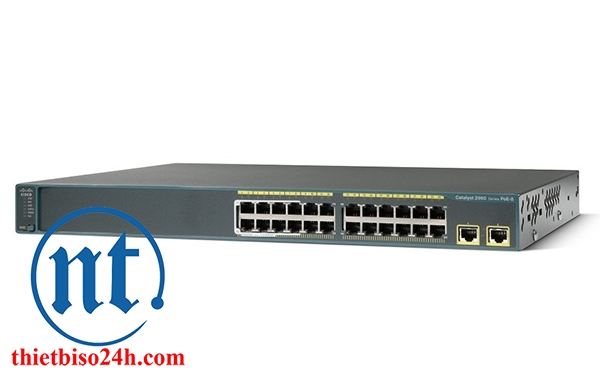 Thiết bị chia mạng Cisco WS-C2960+24TC-S (combo)