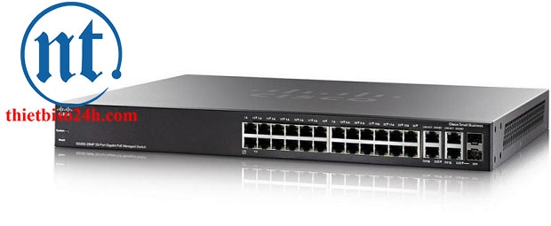 Thiết bị chia mạng Cisco SG350-28P-K9-EU POE Managed Switch