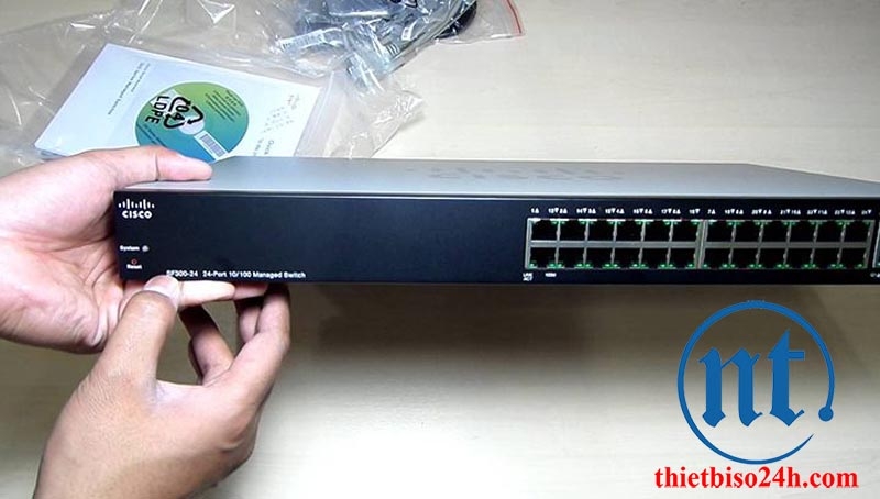 Thiết bị chia mạng Cisco SRW224G4P-K9 (combo)