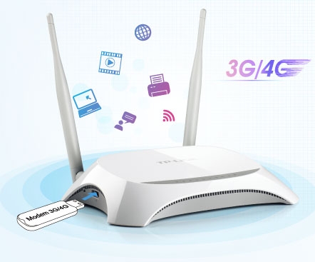 Bộ Phát Wifi 4G TP-Link MR3420-Hỗ trợ công nghê 4G với tốc độ cực nhanh