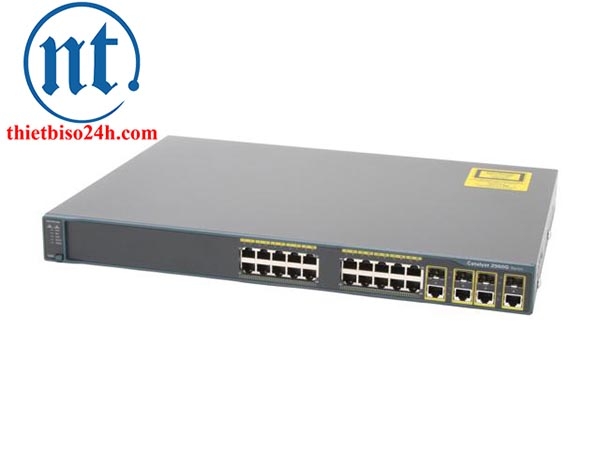 Thiết bị chia mạng Cisco WS-C2960+24PC-S (combo)