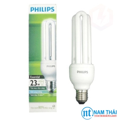 Bóng đèn Compact Philips tích hợp tương thích điện từ (EMC) Essential 23W