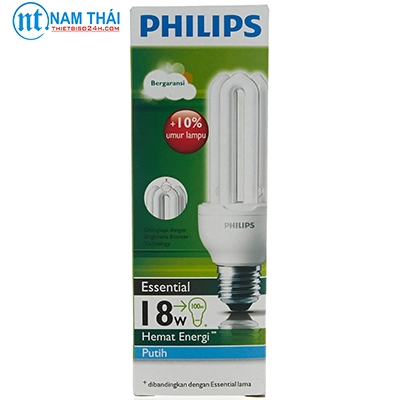 Bóng đèn Compact Philips tích hợp tương thích điện từ (EMC) Essential 18W