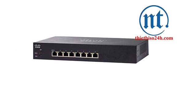 Thiết bị chia mạng Cisco SG250-08-K9-EU Smart Switch