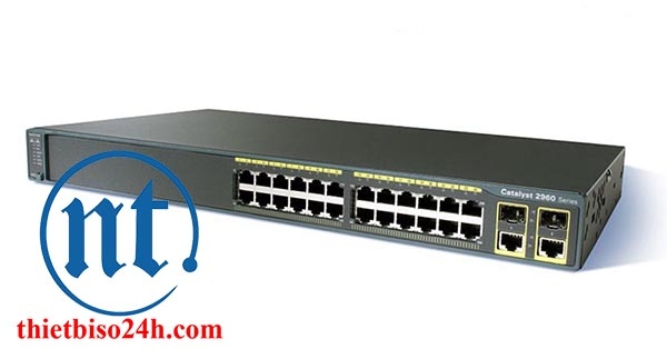 Thiết bị chia mạng Cisco WS-C2960+24TC-L (combo)