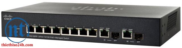 Thiết bị chia mạng Cisco SF352-08MP-K9-EU POE Managed Switch