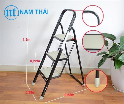 Thang ghế sắt bậc to Pal ST-3