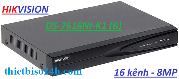 Đầu ghi IP 16 kênh Hikvision DS-7616NI-K1(B)