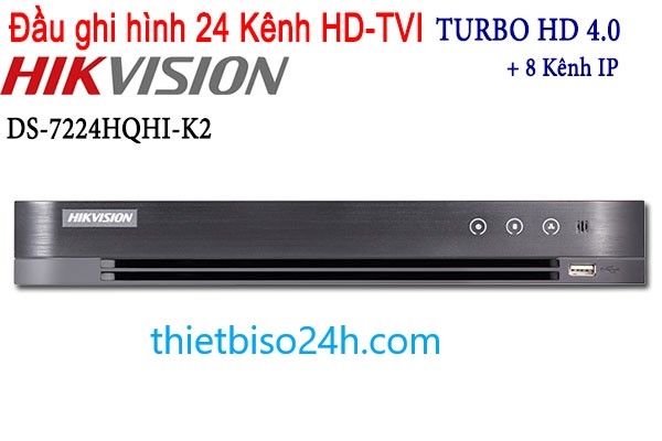 Đầu ghi HDTVI 24 kênh Hikvision DS-7224HGHI-K2