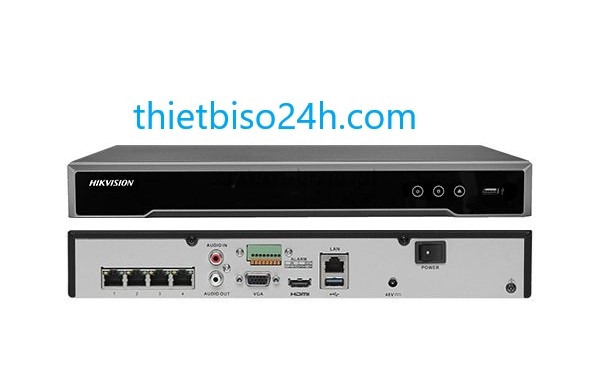 Đầu ghi hình IP 4 kênh HIKVISION DS-7604NI-K1/4P