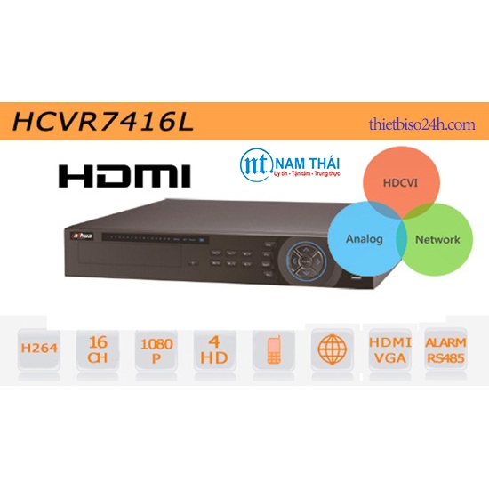 Đầu ghi HDCVI Dahua HCVR7416L