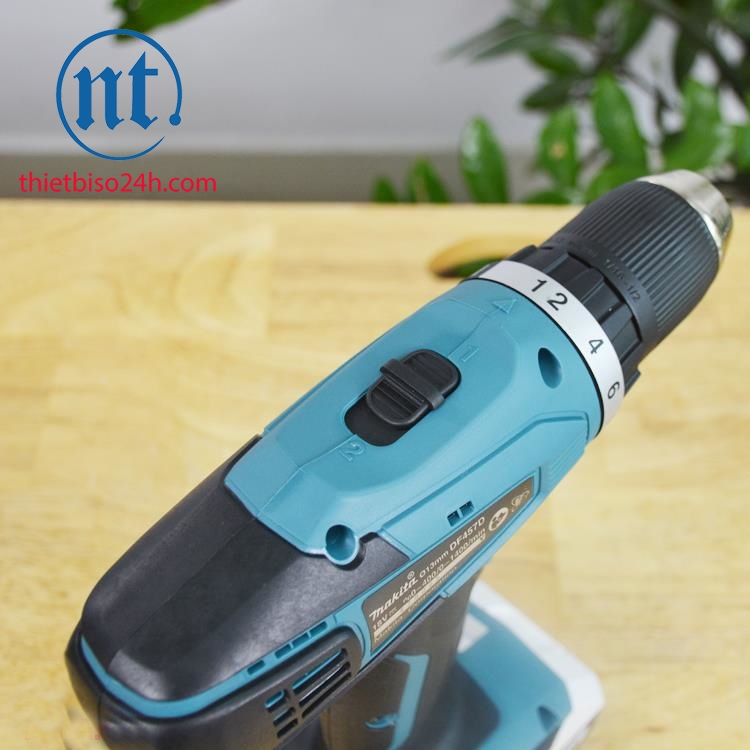 Máy khoan vặn vít dùng pin Makita DF457DWE 18V