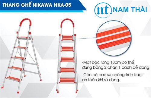 Thang ghế 5 bậc Nikawa NKA05