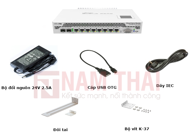 Thiết bị cân bằng tải ROUTER MIKROTIK CCR1009-7G-1C-1S+PC