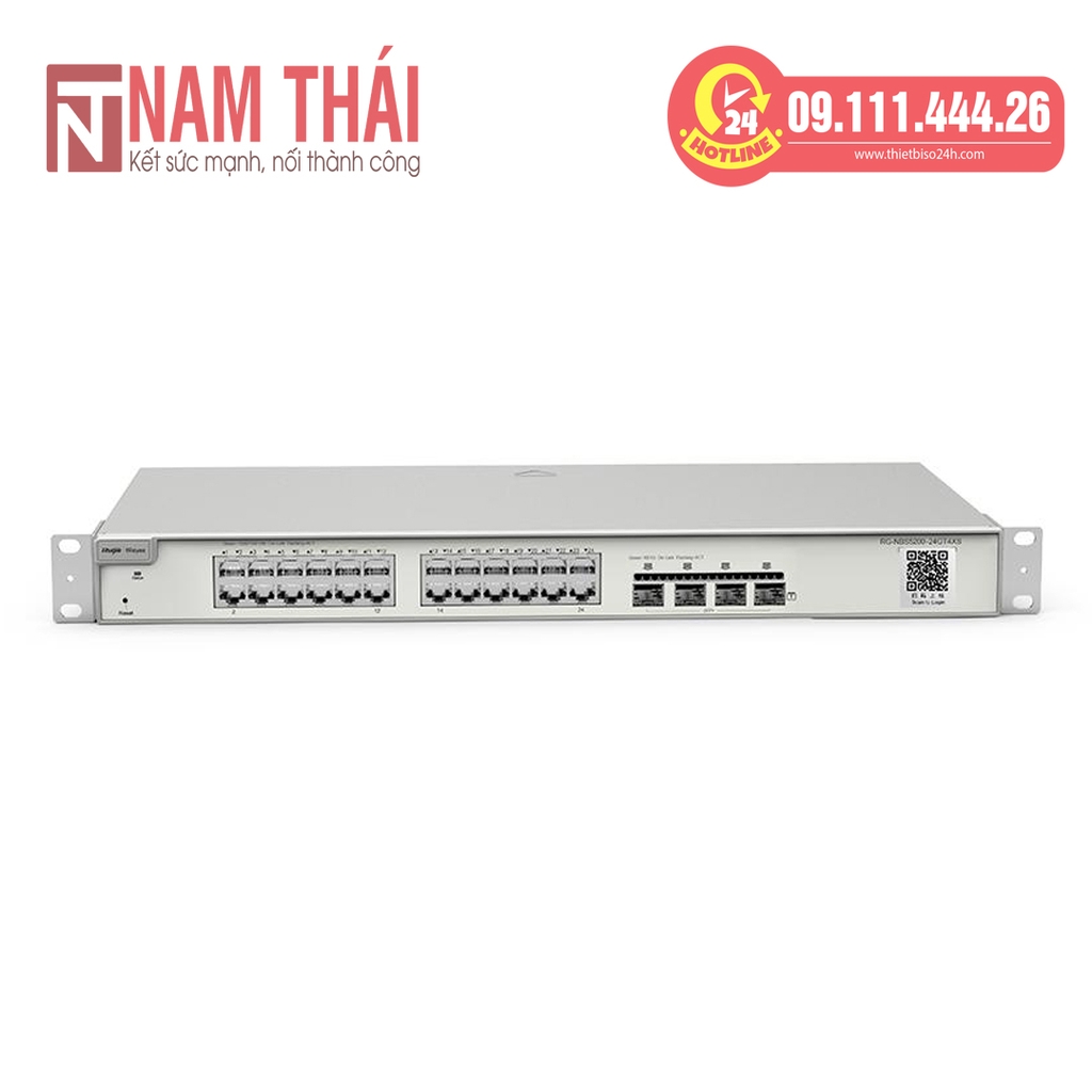 Thiết bị chuyển mạch Switch Ruijie Reyee RG-NBS3200-24GT4XS-P