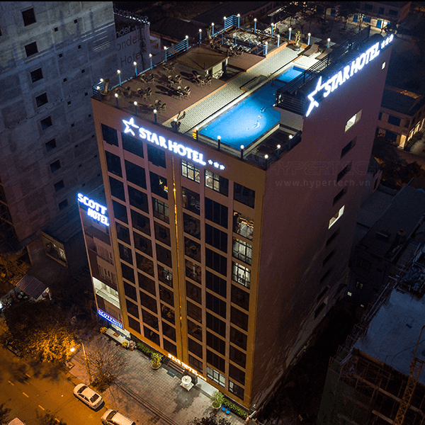 Bộ chữ Quảng cáo Star Hotel