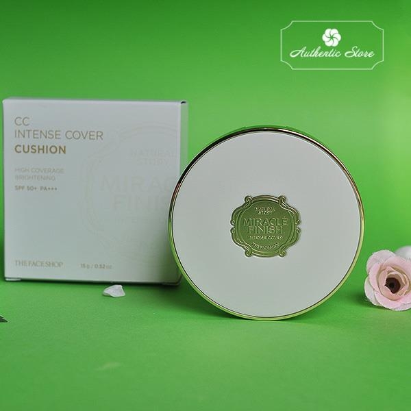 Phấn nước The Face Shop CC Cushion Intense Cover SPF50+PA+++
