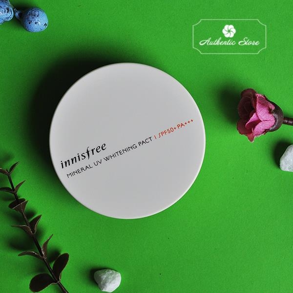 Phấn Phủ Innisfree Mineral UV Whitening Pact